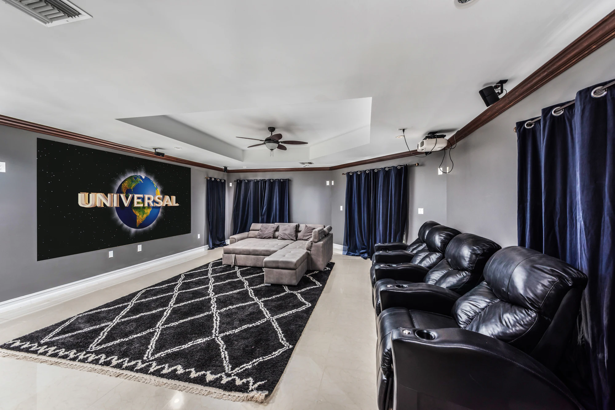 11 Villa Miami Movie Room in Miami