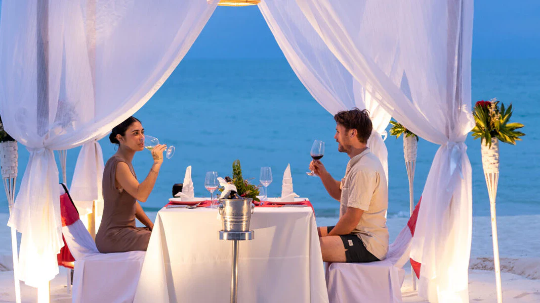 Miami Beach Villa Romantic Dinner