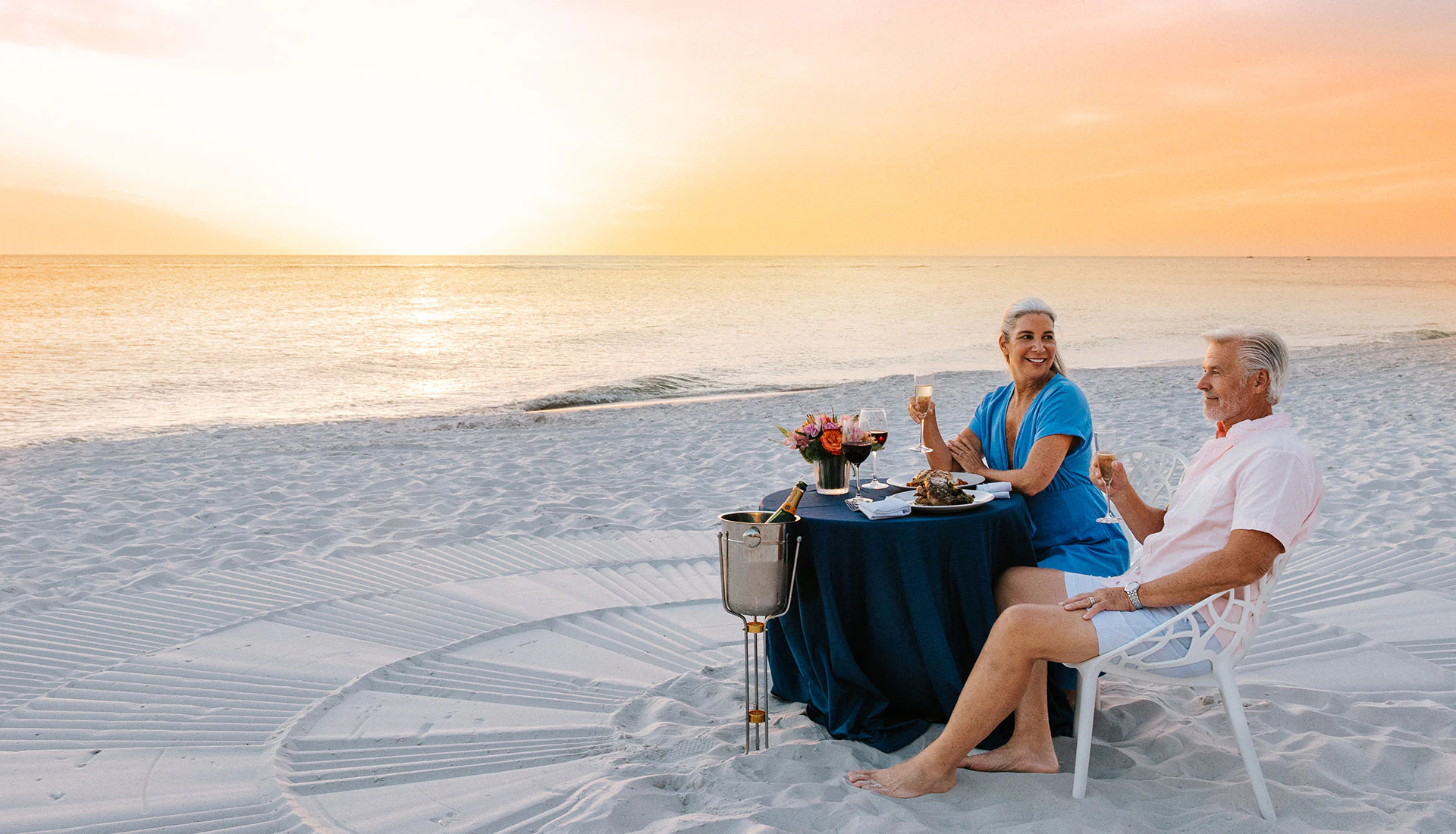 Naples Beach Dinner Romance