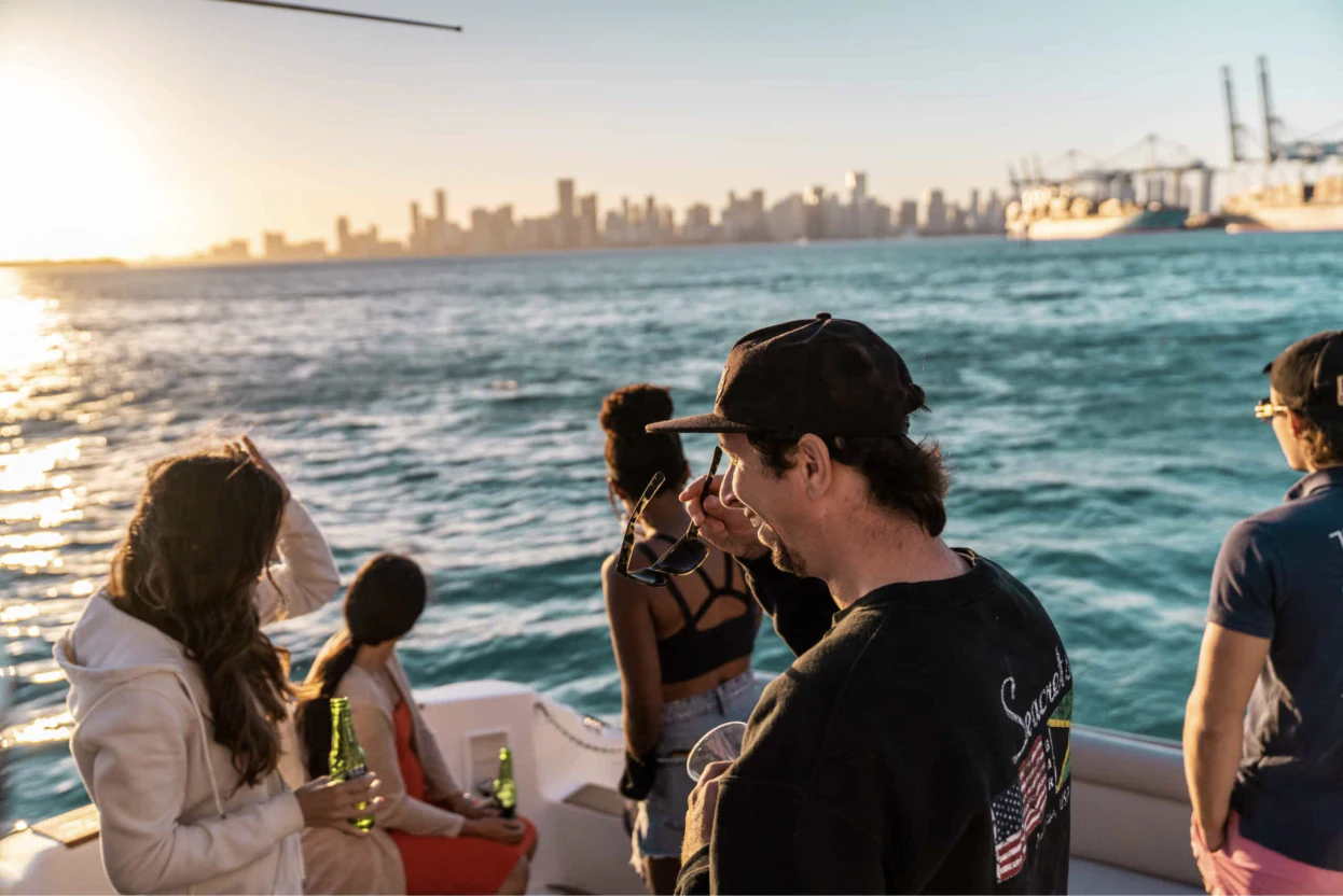 Crewed Charter Sunset Cocktails