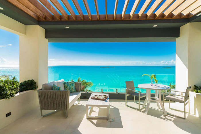 Seating Area Ocean View2 in Turks and Caicos