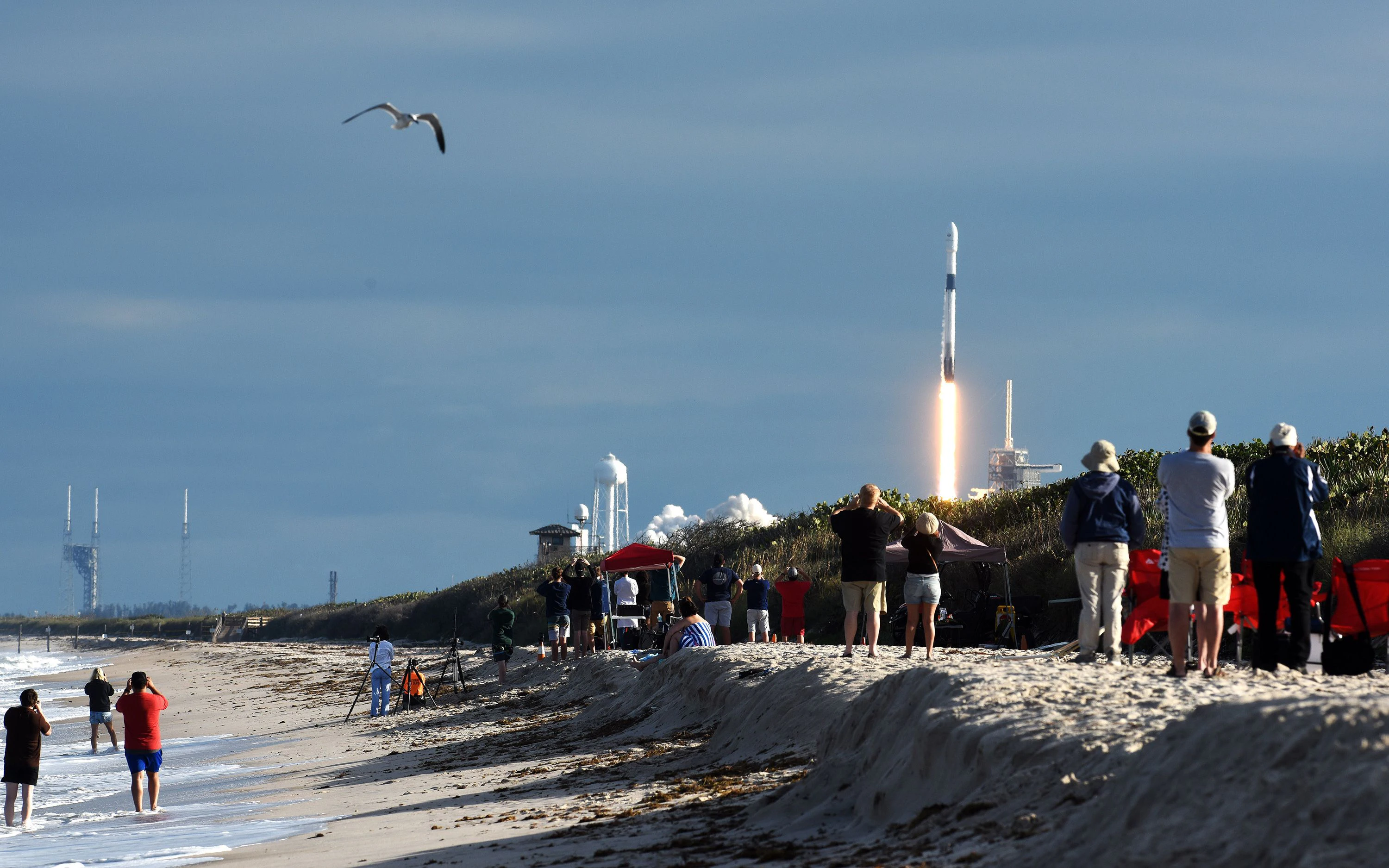 Cape Canaveral Launch Coastline