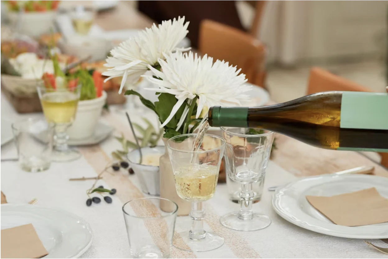 Coral Gables Dinner Party Setup