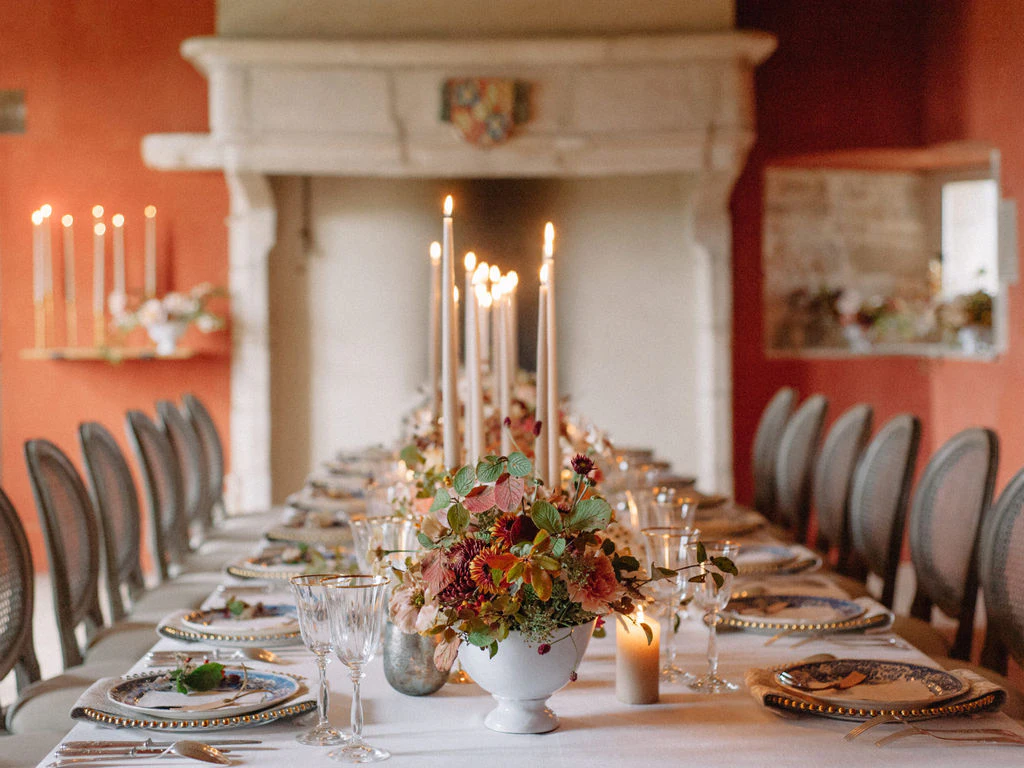 Elegant Villa Dinner Decor