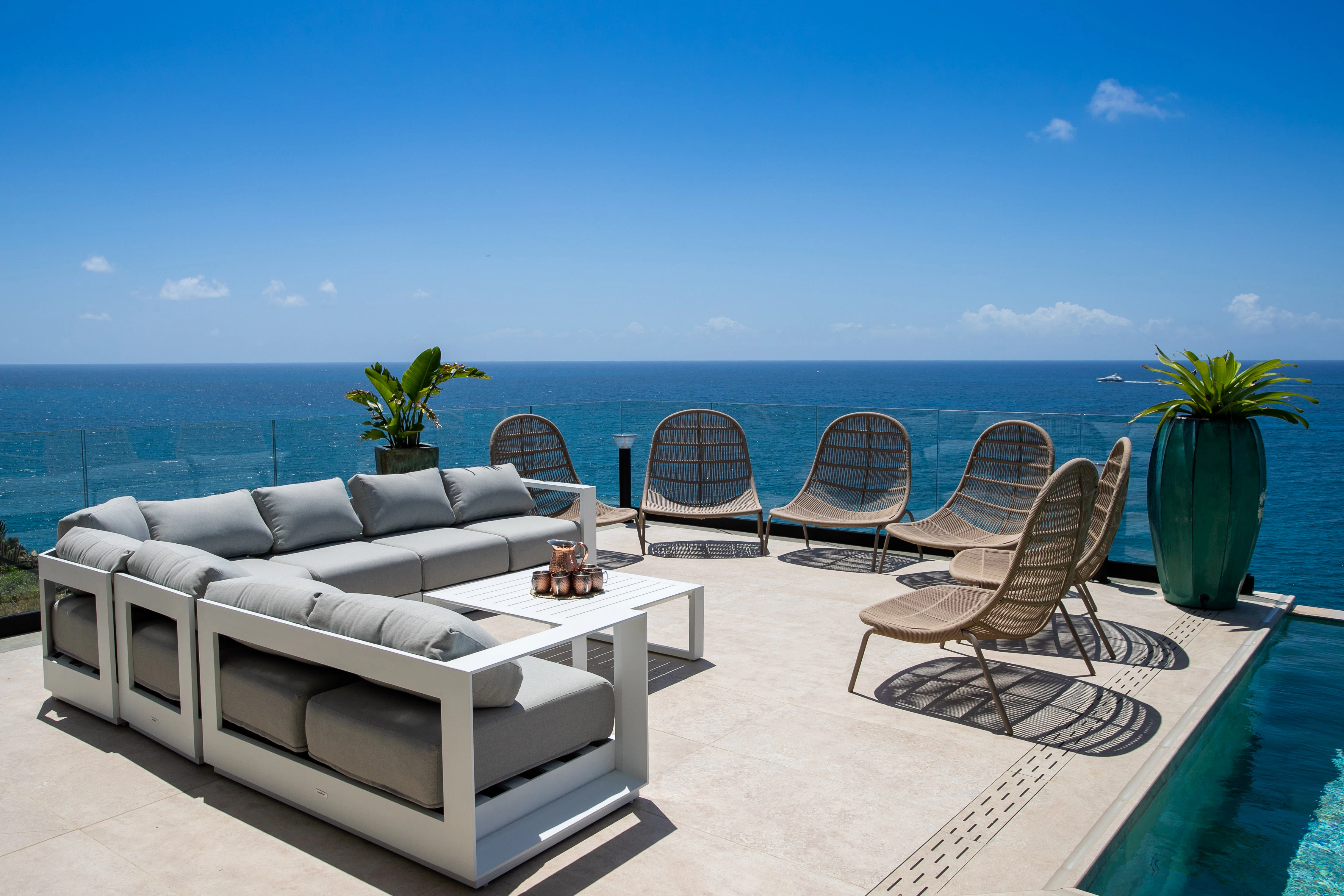 38 Poolside Lounge Area in St. Martin