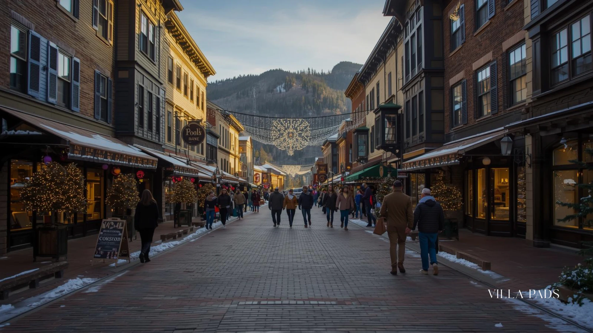 Vail Village Luxury Shopping Walk