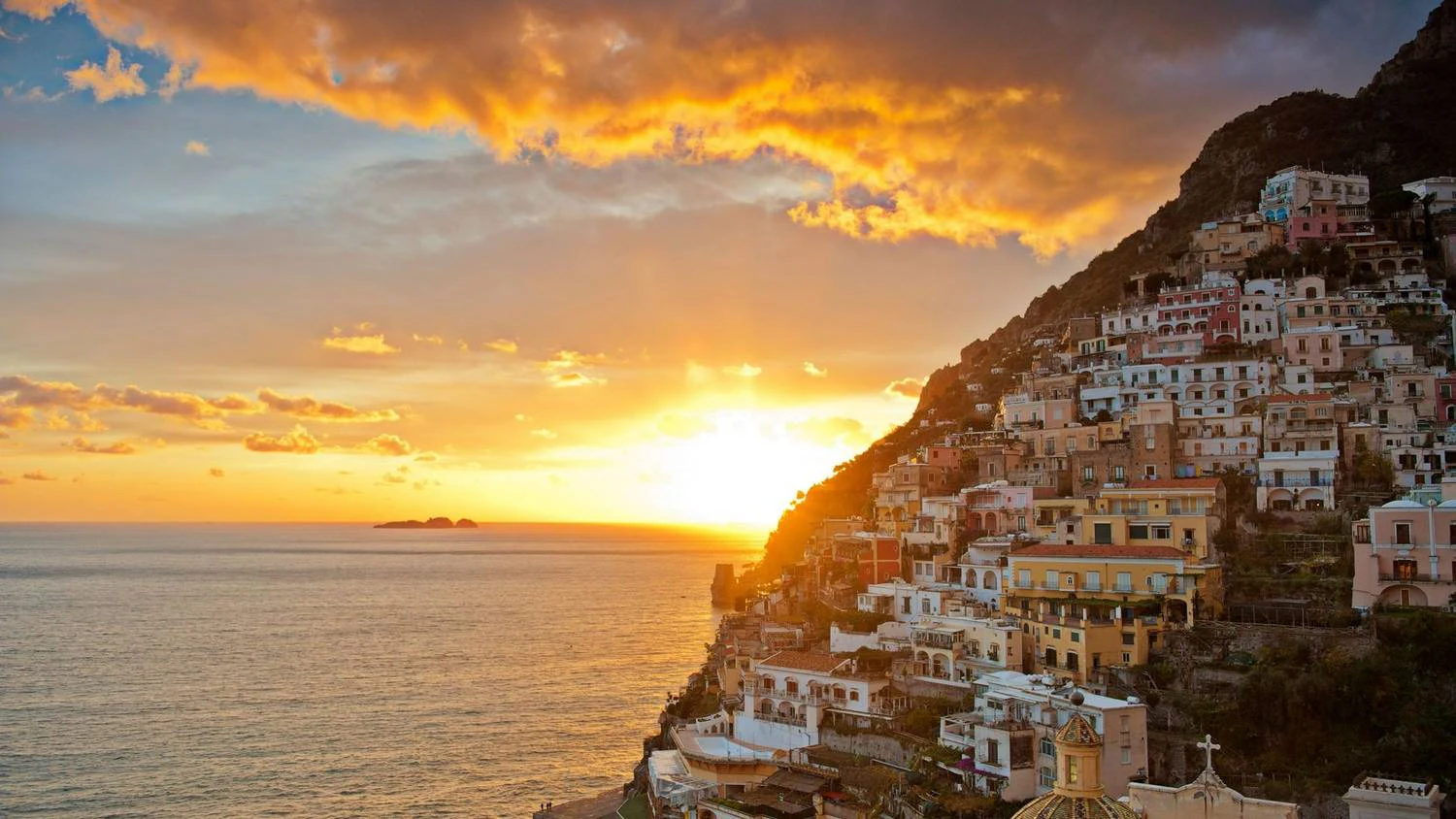 Amalfi Coast Autumn Sunset