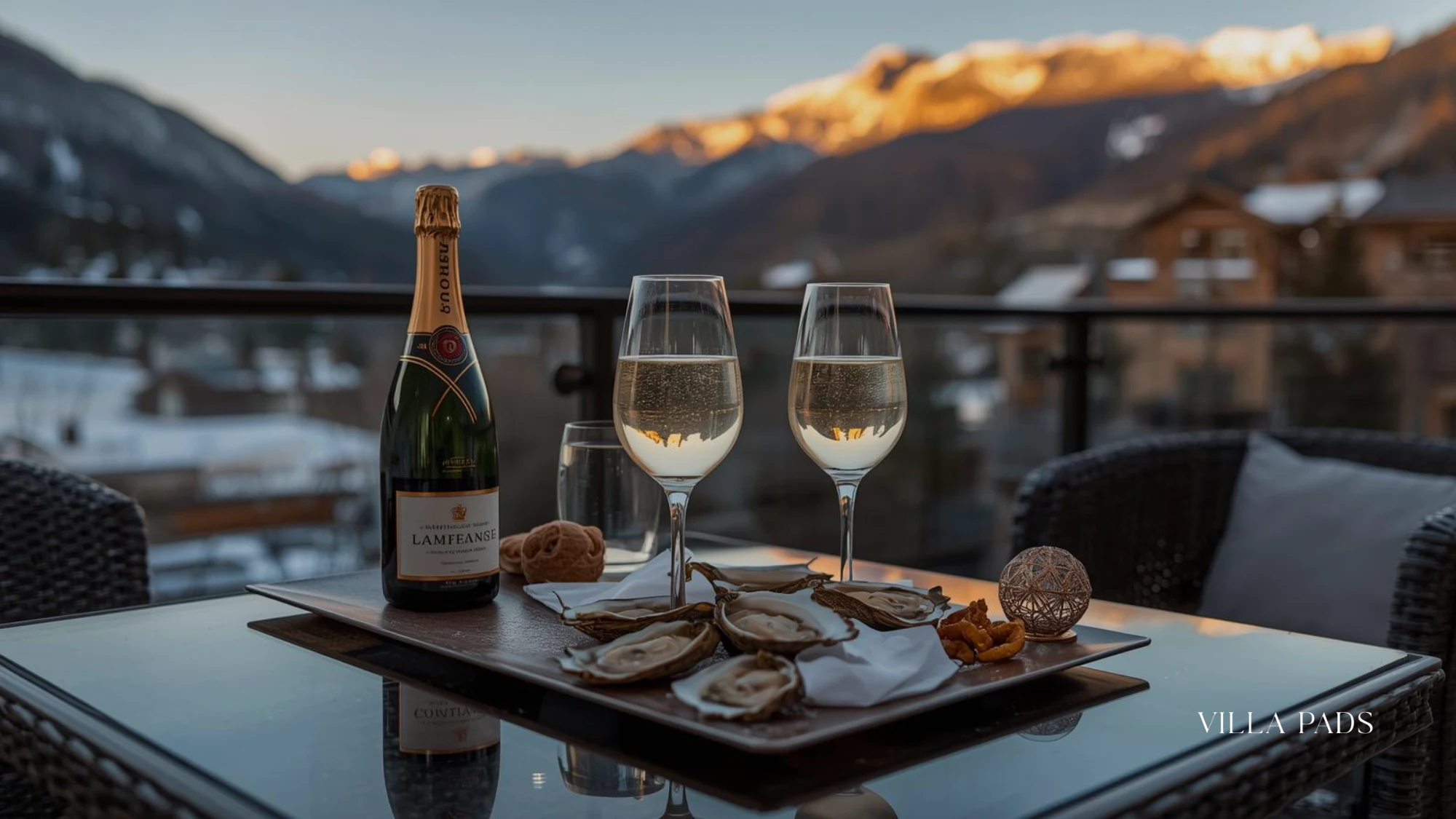 Aspen Terrace Champagne Sunset