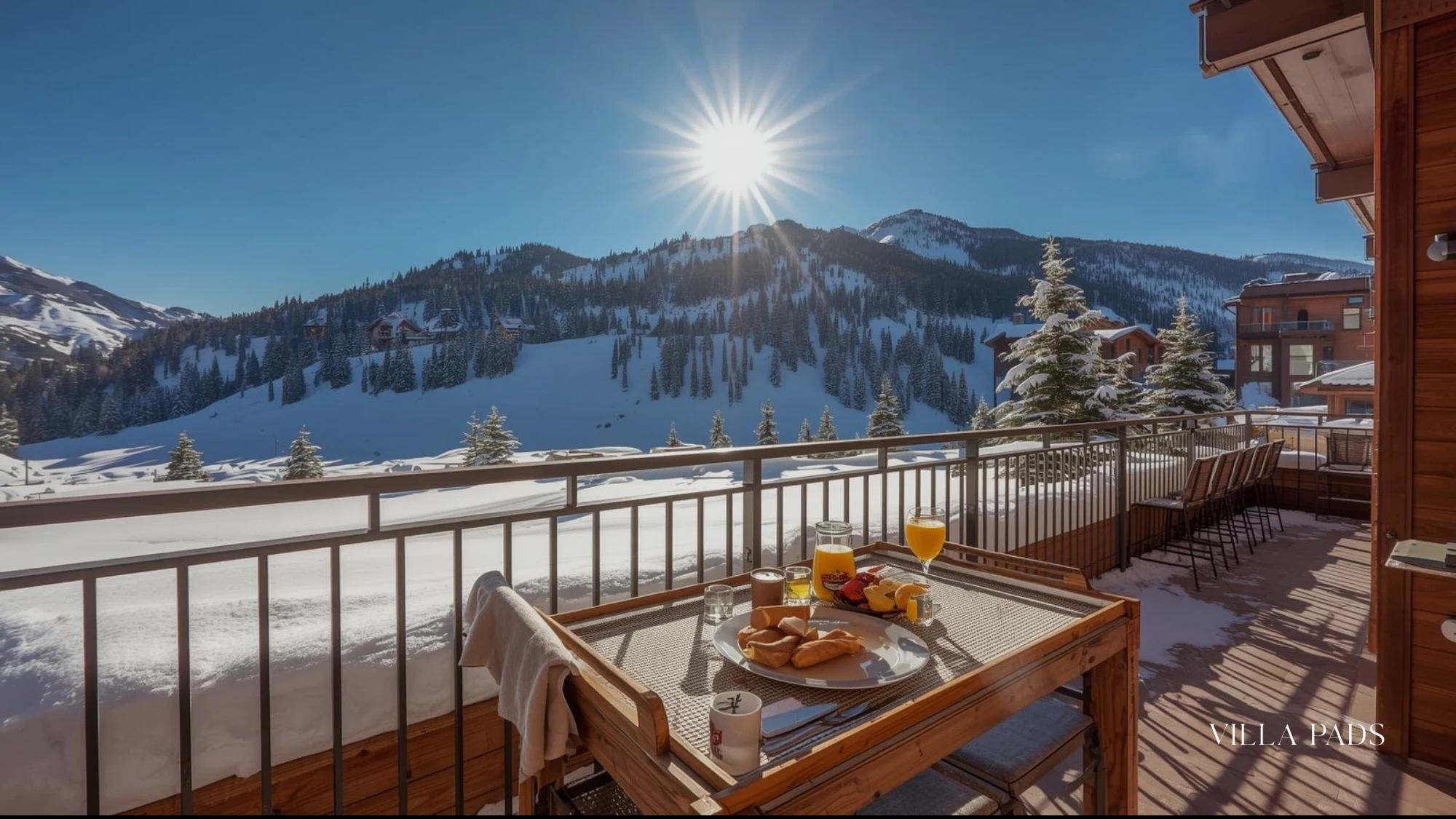 Aspen Villa Breakfast Mountain View