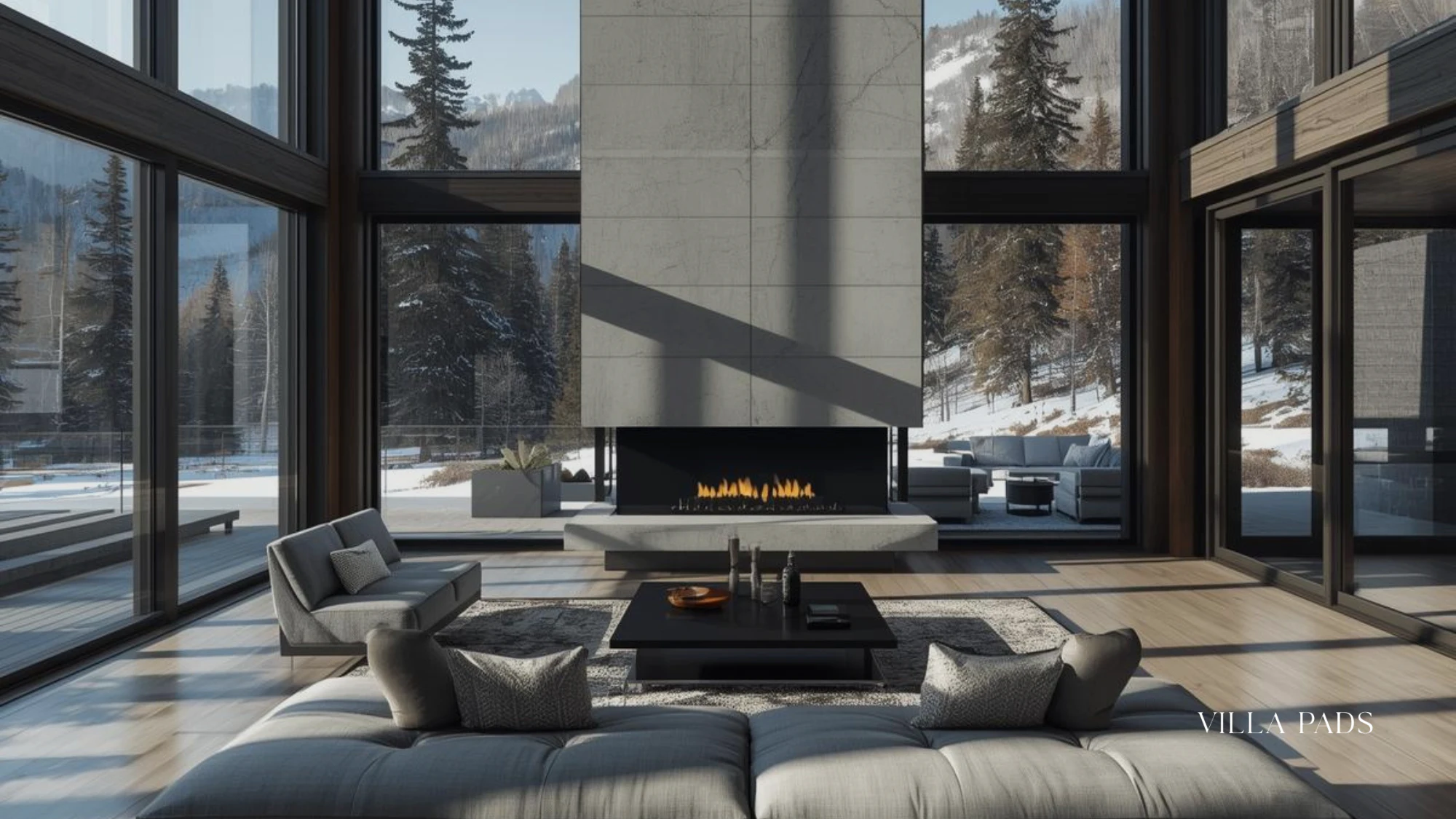 Aspen Villapads Interior Living Room