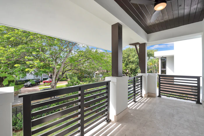 57 Villa Miami Frontyard Balcony in Miami