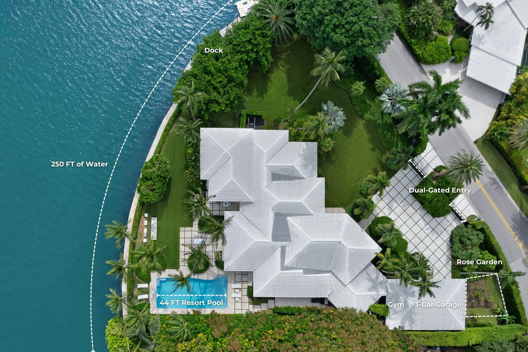 Miami Villa Floorplan Overview