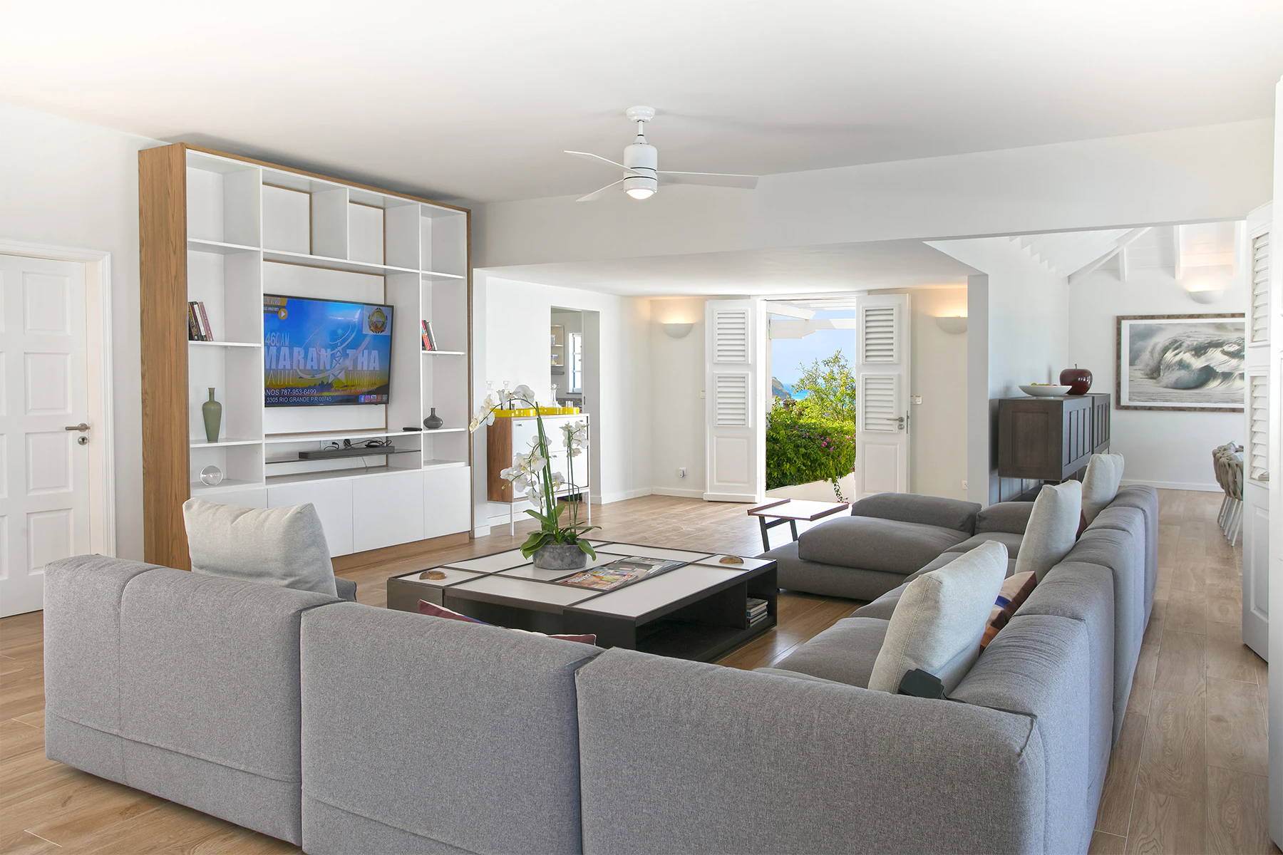 10 Villa Capriana Livingroom in St. Martin