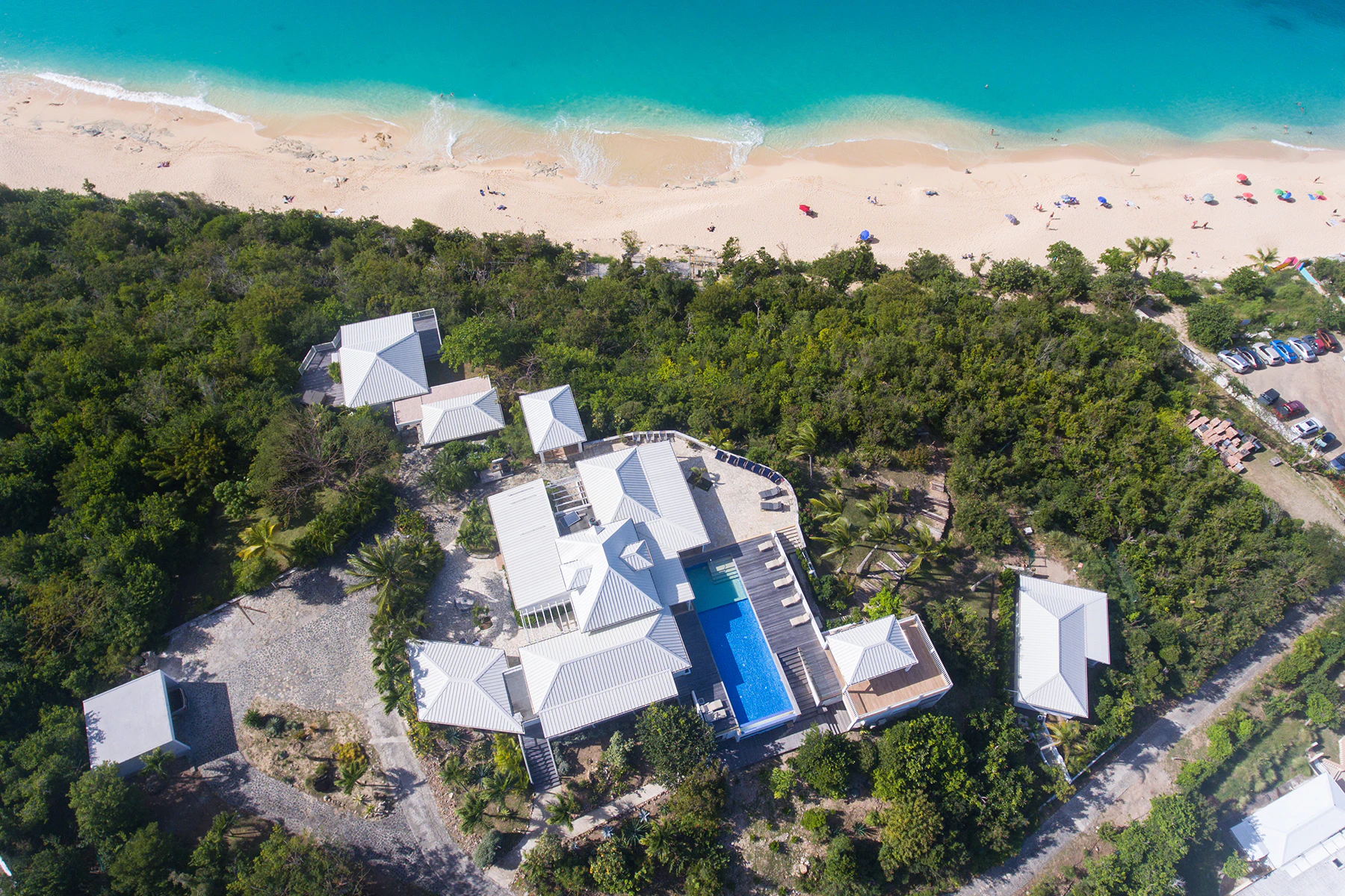 3 Villa Capriana Birdeyeview in St. Martin