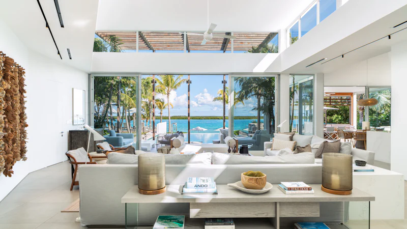 Villa Pads Sea View Interiors Turks Caicos