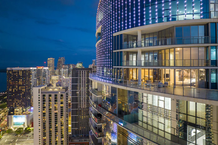 3 Penthouse Balcony View in Miami