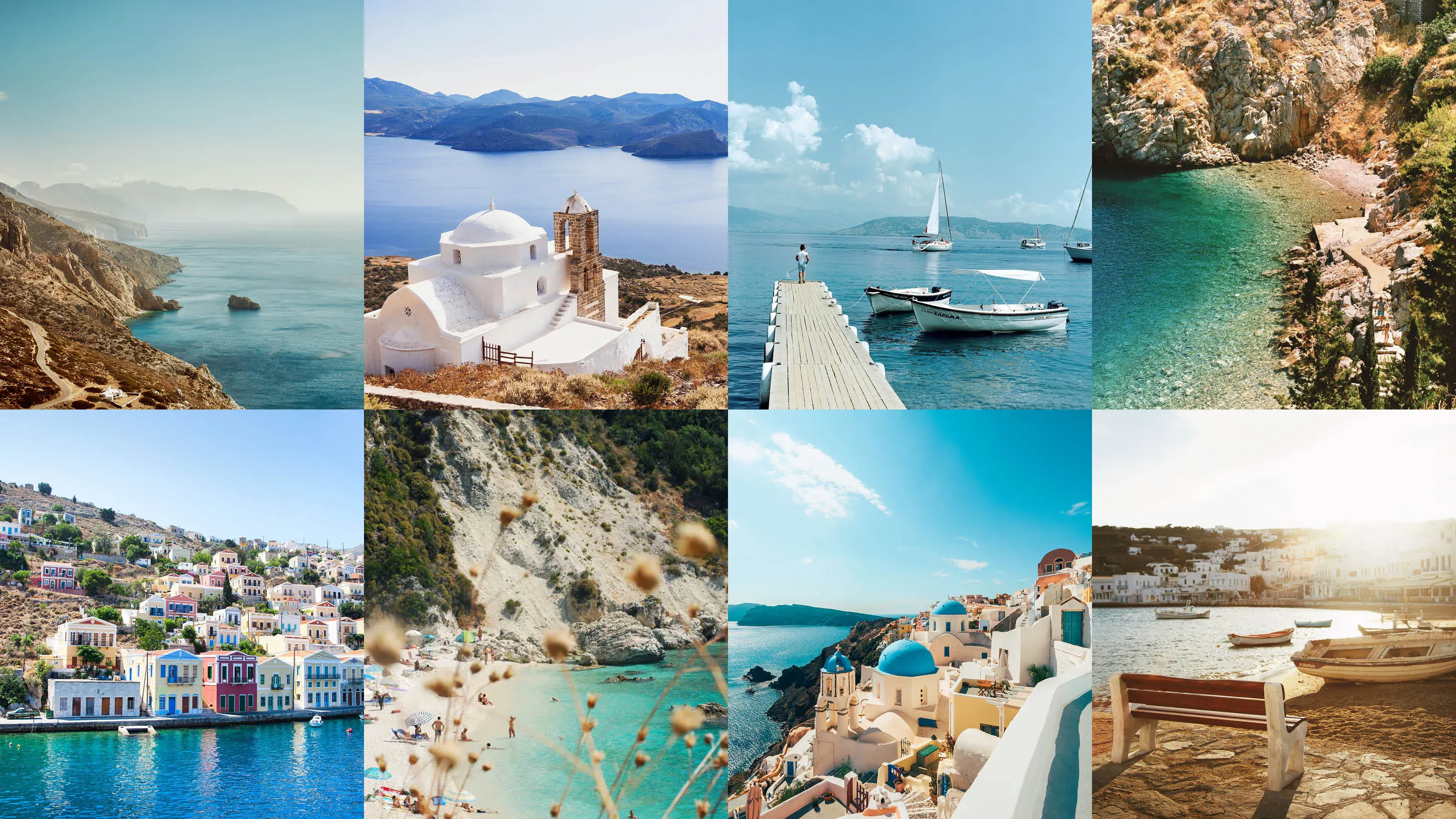 Greek Islands Collage