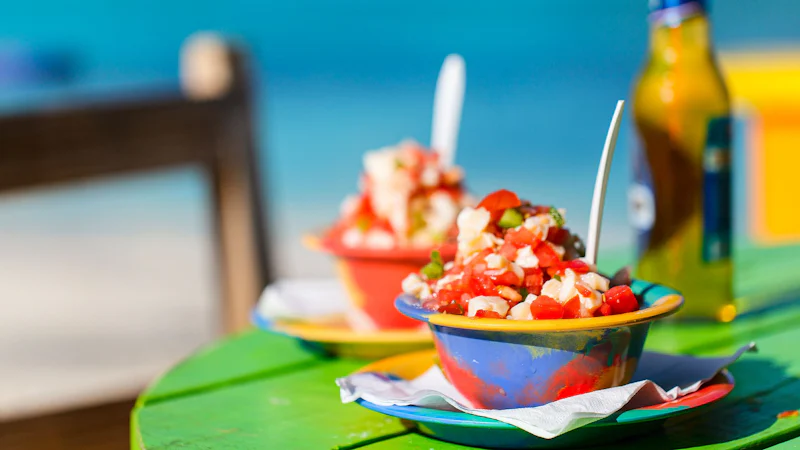 Bahamas Conch Salad Dish